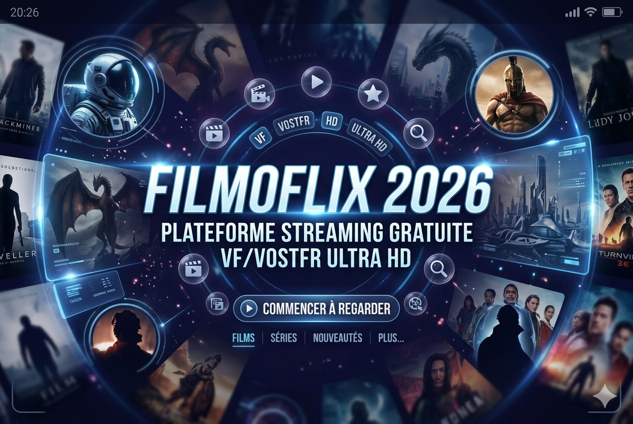 Filmoflix interface de streaming